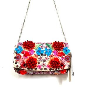 Made In India Beaded Crossbody Bag